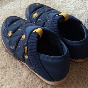 Teva Navy and Yellow Women's Slippers